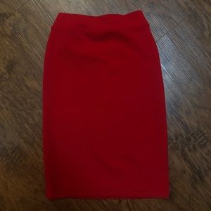 Red Knit Skirt (GIRLS)